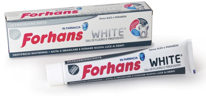 FORHANS SP WHITE DENTIF 75ML - Farmapre