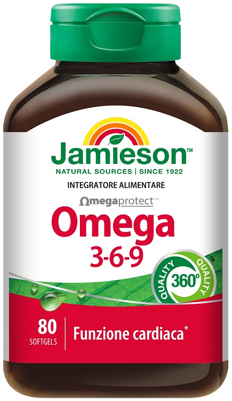 JAMIESON OMEGA 3-6-9 80 SOFTGELS - Farmapre