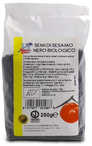 SESAMO NERO 250 G - Farmapre