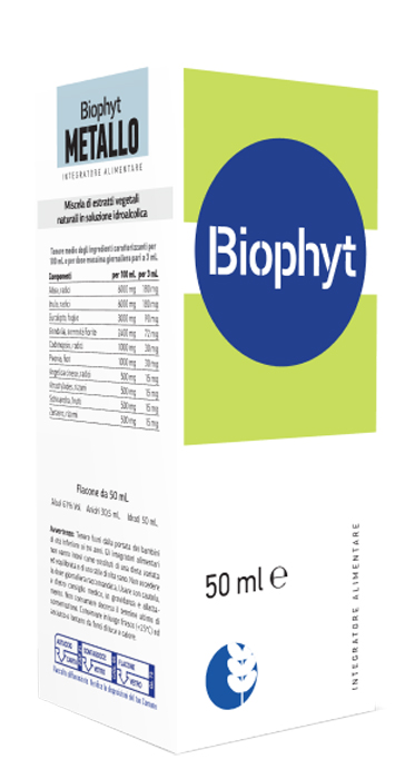 BIOPHYT METALLO 50 ML SOLUZIONE IDROALCOLICA - Farmapre