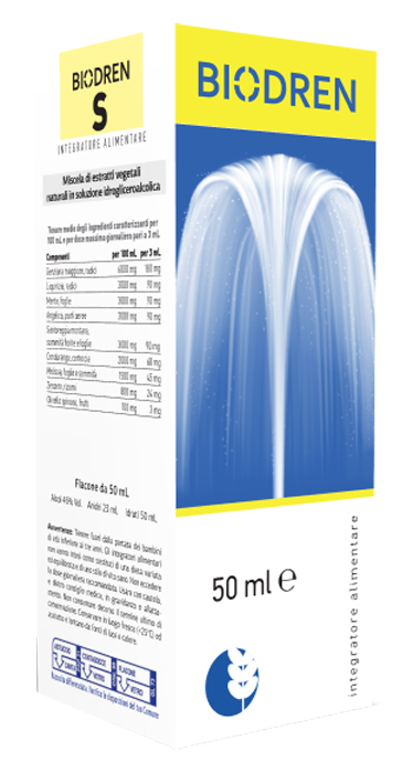 BIODREN S SOLUZIONE IDROALCOLICA 50 ML - Farmapre