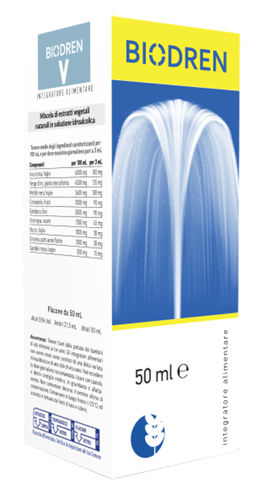 BIODREN V 50 ML SOLUZIONE IDROALCOLICA - Farmapre