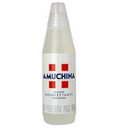DISINFETTANTE IGIENIZZANTE A BASE DI IPOCLORITO DI SODIO ANTIMICROBICO AD AMPIO SPETTRO D'AZIONE AMUCHINA LIQUIDA 100% 1000 ML - Farmapre