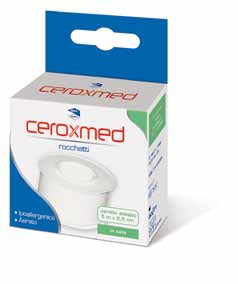 CEROTTO ADESIVO IN ROCCHETTO CEROXMED IN SETA AERATO IPOALLERGENICO BIANCO 500X2,5 CM 1 PEZZO - Farmapre