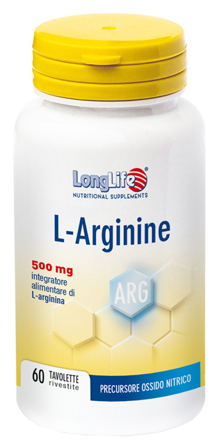LONGLIFE L-ARGININE 60 TAVOLETTE RIVESTITE DA 900 MG - Farmapre