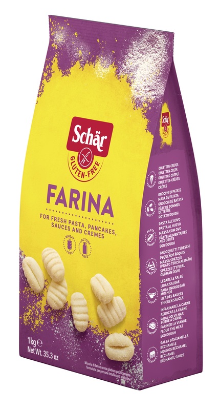 SCHAR FARINA PER PASTA FRESCA PANCAKES SALSE E CREME 1 KG - Farmapre