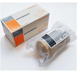 BENDA MEDICATA ICHTHOPASTE CON OSSIDO DI ZINCO ITTIOLO PER TRATTAMENTO ULCERE VENOSE ARTI INFERIORI 7,5X600 CM - Farmapre