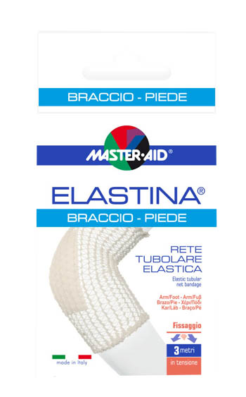 RETE TUBOLARE ELASTICA IPOALLERGENICA MASTER-AID ELASTINA BRACCIO/PIEDE 3 MT IN TENSIONE CALIBRO 4 CM - Farmapre