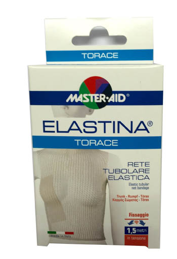 RETE TUBOLARE ELASTICA IPOALLERGENICA MASTER-AID ELASTINA TORACE 5 MT IN TENSIONE CALIBRO 8 CM - Farmapre