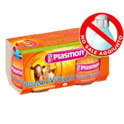 PLASMON OMOGENEIZZATO VITELLO POLLO 80 G X 2 PEZZI - Farmapre