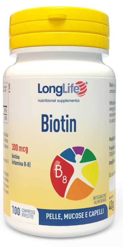 LONGLIFE BIOTIN 100 COMPRESSE - Farmapre