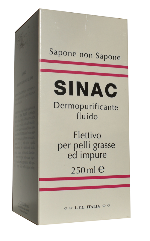 SINAC FLUIDO DERMOPURIFICANTE 250 ML - Farmapre
