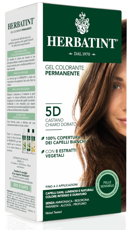 HERBATINT 5D CASTANO CHIARO DORATO 150 ML - Farmapre