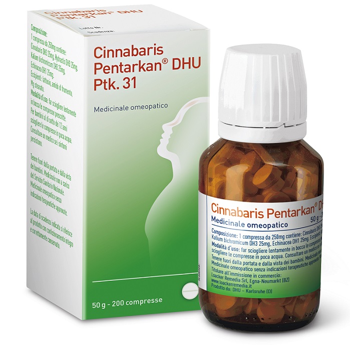 CINNABARIS 31 PTK 200 COMPRESSE 50 G - Farmapre