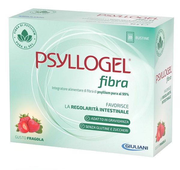 PSYLLOGEL FIBRA FRAGOLA 20 BUSTINE - Farmapre