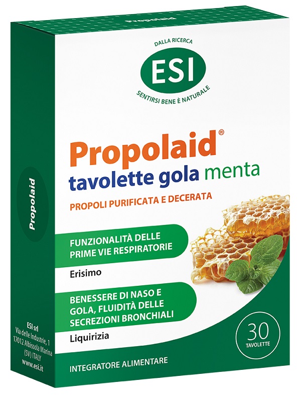 ESI PROPOLAID TAVOLETTE GOLA MENTA 30 TAVOLETTE - Farmapre