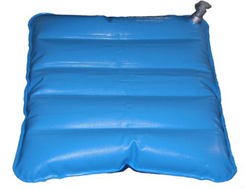 CUSCINO ANTIDECUBITO AD ARIA/ACQUA DIMENSIONI 41X41CM, APPLICABILE SU SEDIE DA COMODO O SU CARROZZELLE CAMERA D'ARIA IN PVC ATOSSICO ELETTROSALDATO, PATTA ANTISCIVOLO IN PVC - Farmapre