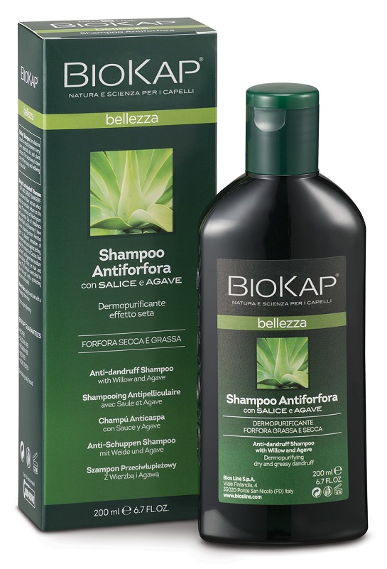 BIOKAP BELLEZZA SHAMPOO ANTIFORFORA 200 ML BIOSLINE - Farmapre