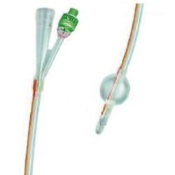 CATETERE FOLEY IN SILICONE TRASPARENTE A 2 VIE CON PALLONCINO 5-10ML DIAMETRO CH16 5,33MM LUNGHEZZA 40CM - Farmapre