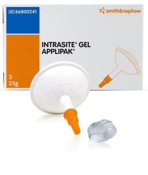 MEDICAZIONE A BASE DI IDROGEL AMORFO PER LO SBRIGLIAMENTO DEL TESSUTO NECROTICO CONFEZIONE CON APPLICATORE APPLIPAK 8G 10 PEZZI - Farmapre