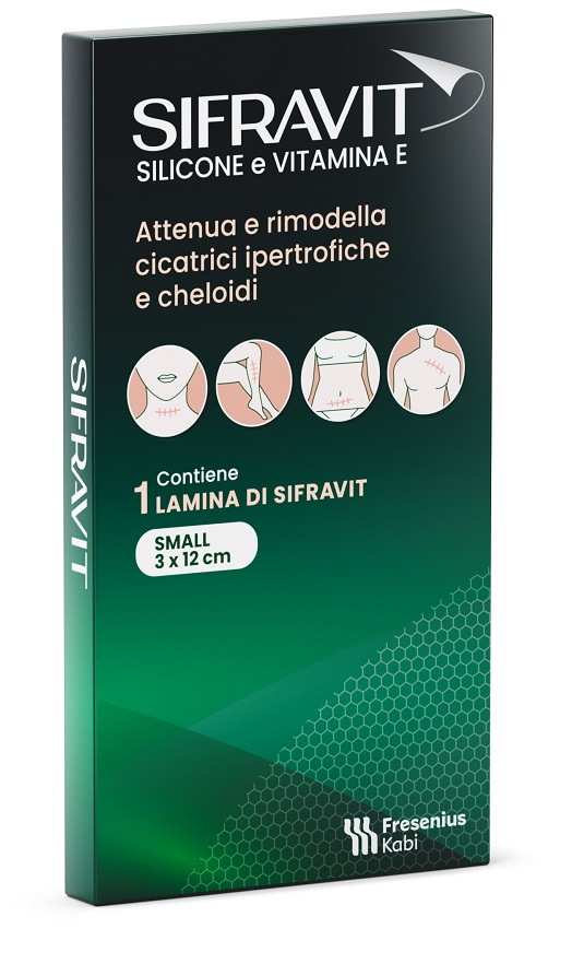 SIFRAVIT PLACCA SILICONE 3X12 CM SMALL 1 PEZZO - Farmapre