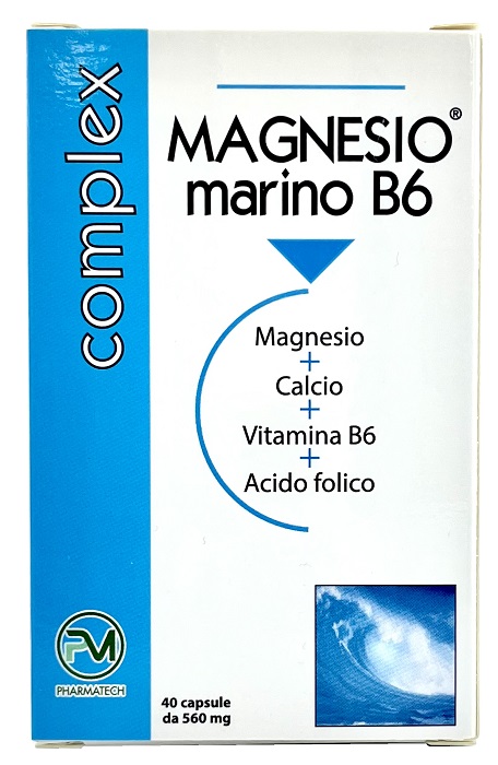 MAGNESIO MARINO B6 40 CAPSULE - Farmapre