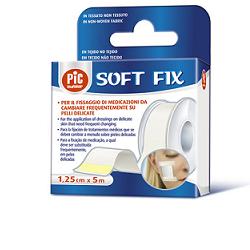 CEROTTO IN ROCCHETTO PIC SOFT FIX TESSUTO NON TESSUTO 2,5X500 CM CON FUSTELLA - Farmapre