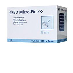 AGO PER PENNA DA INSULINA BD MICROFINE 31 GAUGE 8 MM 100 PEZZI - Farmapre