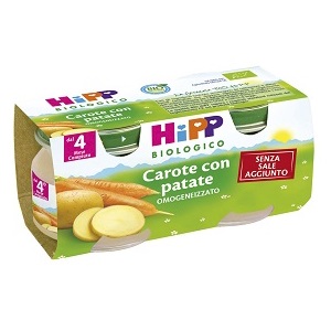 HIPP BIO HIPP BIO OMOGENEIZZATO CAROTE CON PATATE 2X80 G - Farmapre