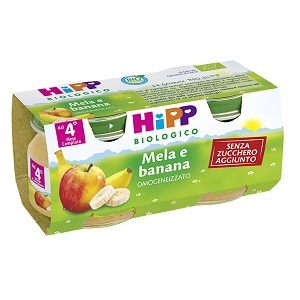HIPP BIO FRUTTA GRATTUGGIATA MELA BANANA 4X100 G - Farmapre