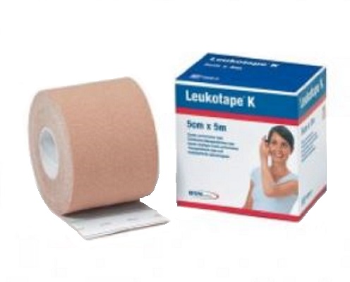 BENDA ADESIVA LEUKOTAPE K PER TAPING FISIOTERAPICO LARGHEZZA 5 CM LUNGHEZZA 5 M COLOR CARNE IN ROTOLO - Farmapre