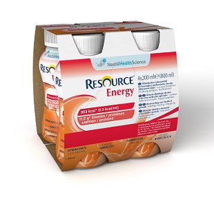RESOURCE ENERGY ALBICOCCA 4 BOTTIGLIE 200 ML - Farmapre