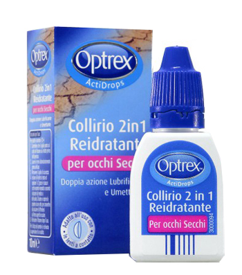 GOCCE OCULARI OPTREX ACTIDROPS 2IN1 REIDRATANTE OCCHI STANCHI 1 PEZZO - Farmapre