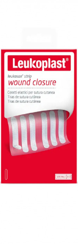 CEROTTO PER SUTURA LEUKOSAN STRIP 6X38MM 2 BUSTE X 6 CEROTTI - Farmapre