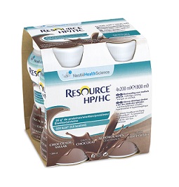 RESOURCE HP/HC CIOCCOLATO 4 BOTTIGLIE 200 ML - Farmapre