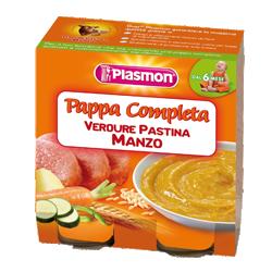 PLASMON OMOGENEIZZATO PAPPE MANZO VERDURA PASTINA 190 G X 2 PEZZI - Farmapre