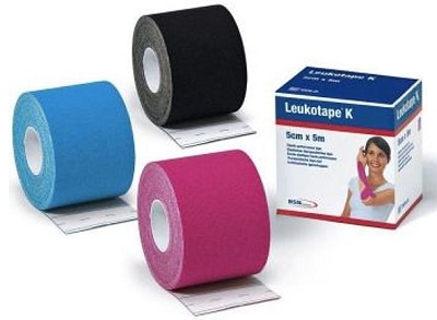 BENDA ADESIVA LEUKOTAPE K PER TAPING FISIOTERAPICO LARGHEZZA 5 CM LUNGHEZZA 5 M COLORE NERO IN ROTOLO - Farmapre