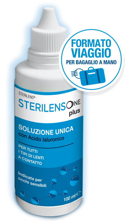 SOLUZIONE UNICA STERILENS ONE PLUS CON ACIDO IALURONICO 100 ML - Farmapre