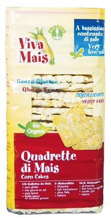 VIVA MAIS QUADRETTE DI MAIS SENZA SALE E SENZA LIEVITO 130 G - Farmapre
