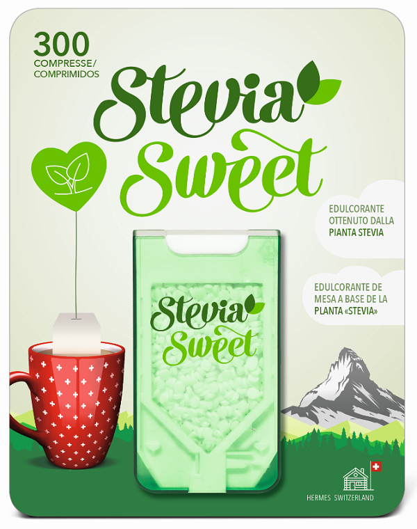 HERMESETAS STEVIA 300 COMPRESSE - Farmapre