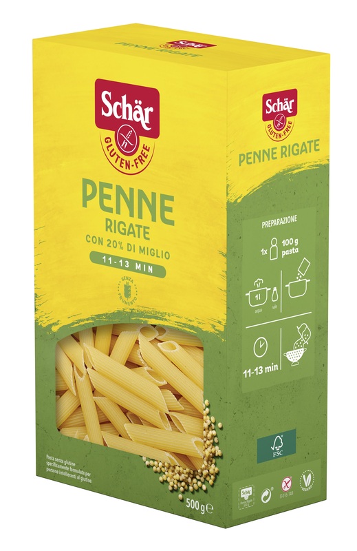 SCHAR PENNE RIGATE 500 G - Farmapre