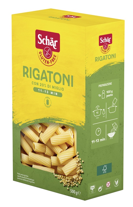 SCHAR RIGATONI 500 G - Farmapre