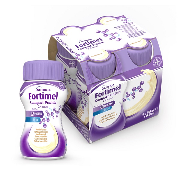 FORTIMEL COMPACT PROTEIN VANIGLIA 4 BOTTIGLIE DA 125 ML - Farmapre