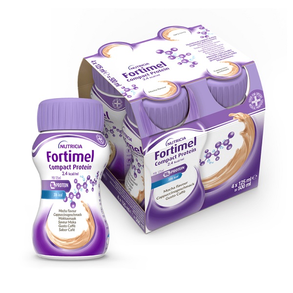 FORTIMEL COMPACT PROTEIN CAFFE' 4 BOTTIGLIE DA 125 ML - Farmapre