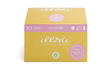 ILLEDI TOUJOURS SALVASLIP ANATOMICI COTONE ORGANIC 30 PEZZI - Farmapre