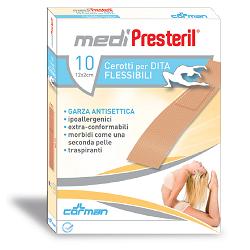 CEROTTO PER DITA MEDIPRESTERIL FLESSIBILE 12X2CM 10 PEZZI - Farmapre