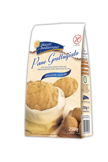 PIACERI MEDITERRANEI PANE GRATTUGGIATO SENZA GLUTINE 250 G - Farmapre