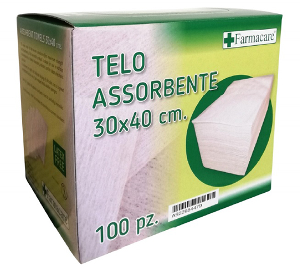 TELO ASSORBENTE 30X40CM 100 PEZZI - Farmapre