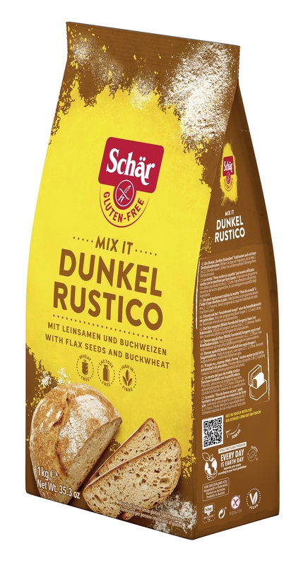 SCHAR MIX IT DUNKEL RUSTICO SENZA GLUTINE SENZA LATTOSIO 1 KG - Farmapre