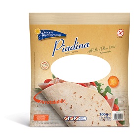 PIACERI MEDITERRANEI PIADINA OLIO D'OLIVA 200 GRAMMI - Farmapre